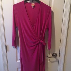 Deep Pink Dress, Office-to-Evening
